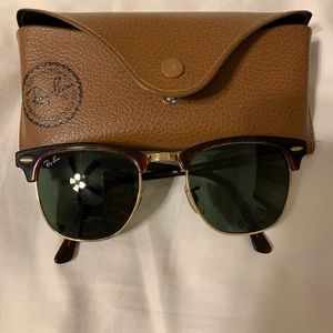 Ray-Ban sunglasses tortoise color. Used